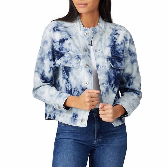 Fifteen Twenty Jackets & Blazers - Fifteen Twenty Tie Dye Denim jacket blue - S
